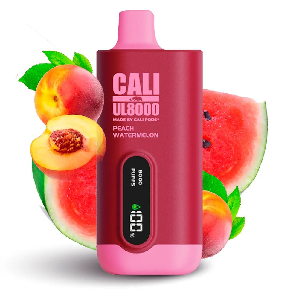CALI BARS DE 8000 PEACH WATERMELON