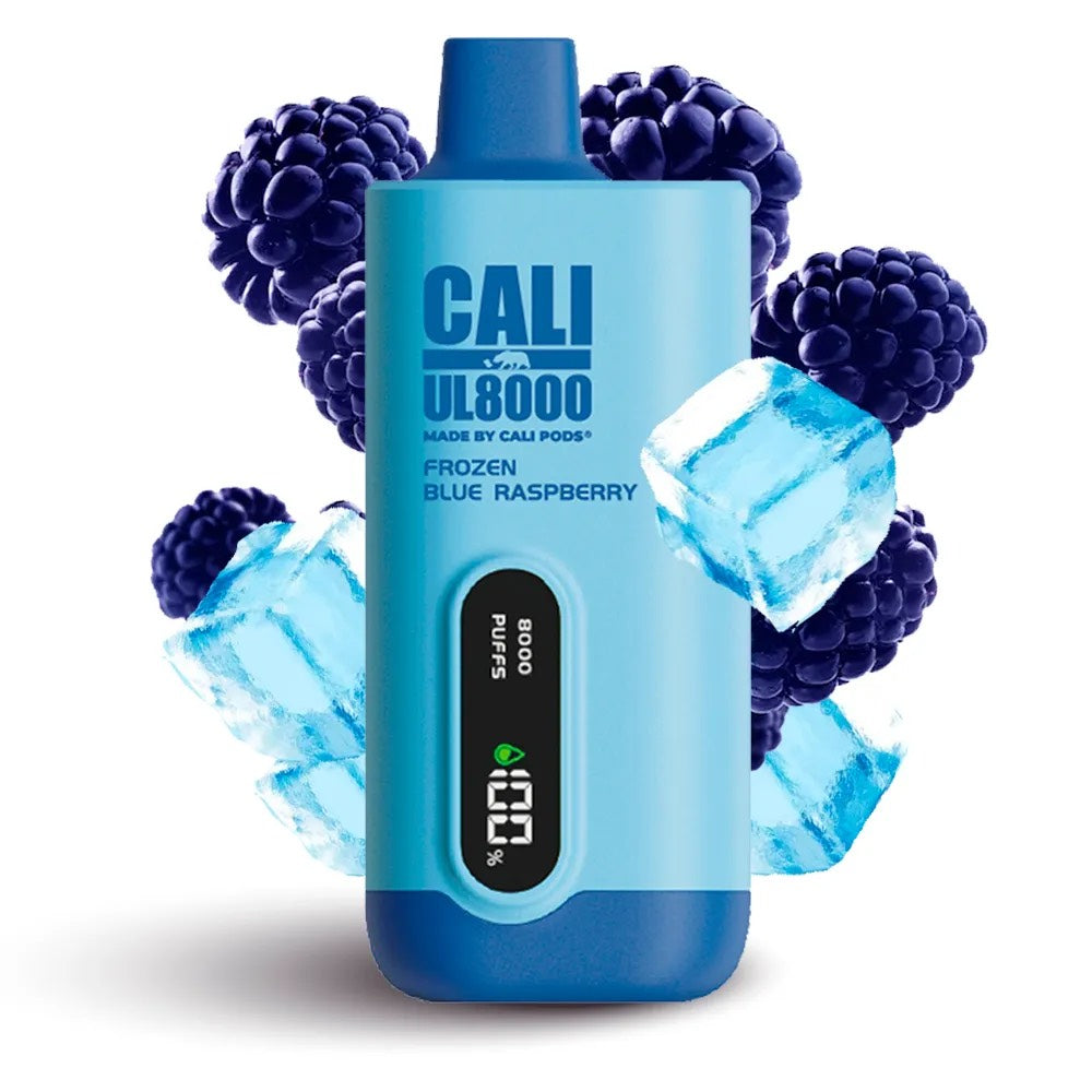 CALI BARS DE 8000 FROZEN BLUE RASPBERRY