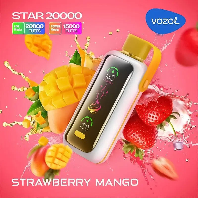 VOZOL STAR X STRAWBERRY MANGO DE 20000PUFF