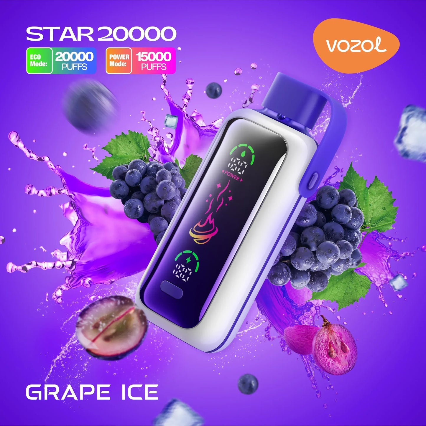 VOZOL STAR X GRAPE ICE 20000PUFF