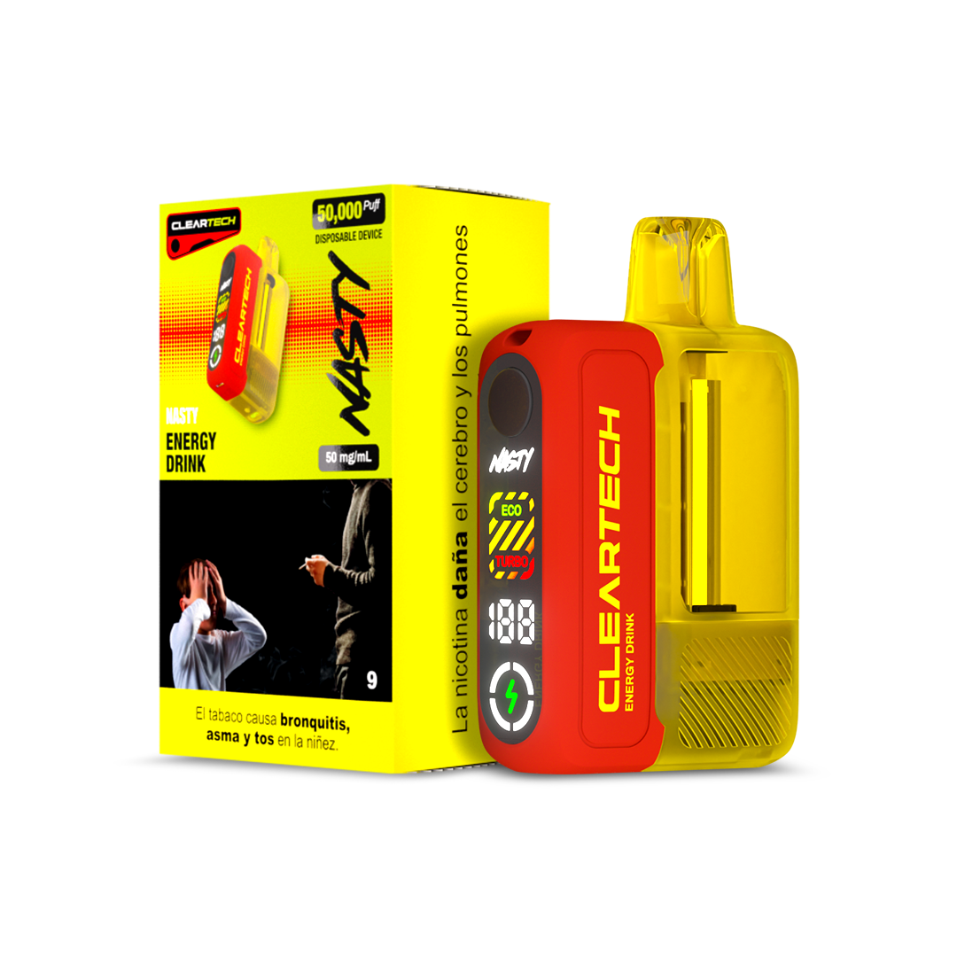 NASTY CLEARTECH VEX ENERGY DRINK 50000PUFF