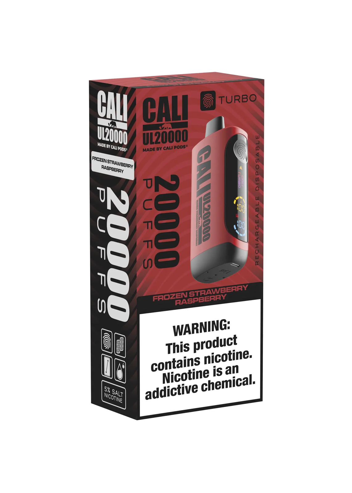 CALI BAR FROZEN STRAWBERRY RASBERRY