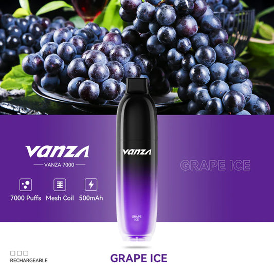 VANZA GRAPE ICE DE 7000 PUFF