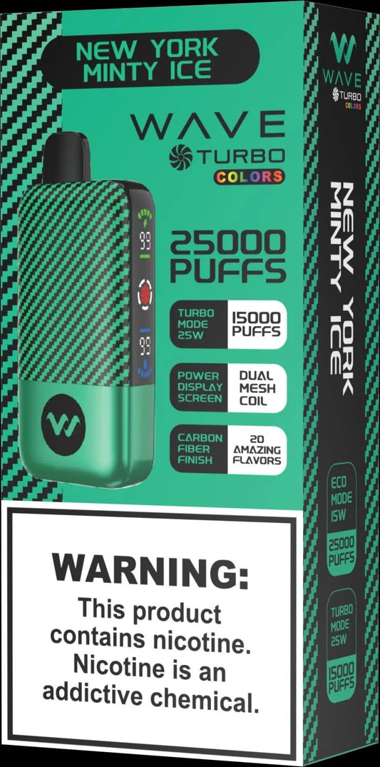WAVE TURBO NEW YORK MINTY ICE 25000PUFF