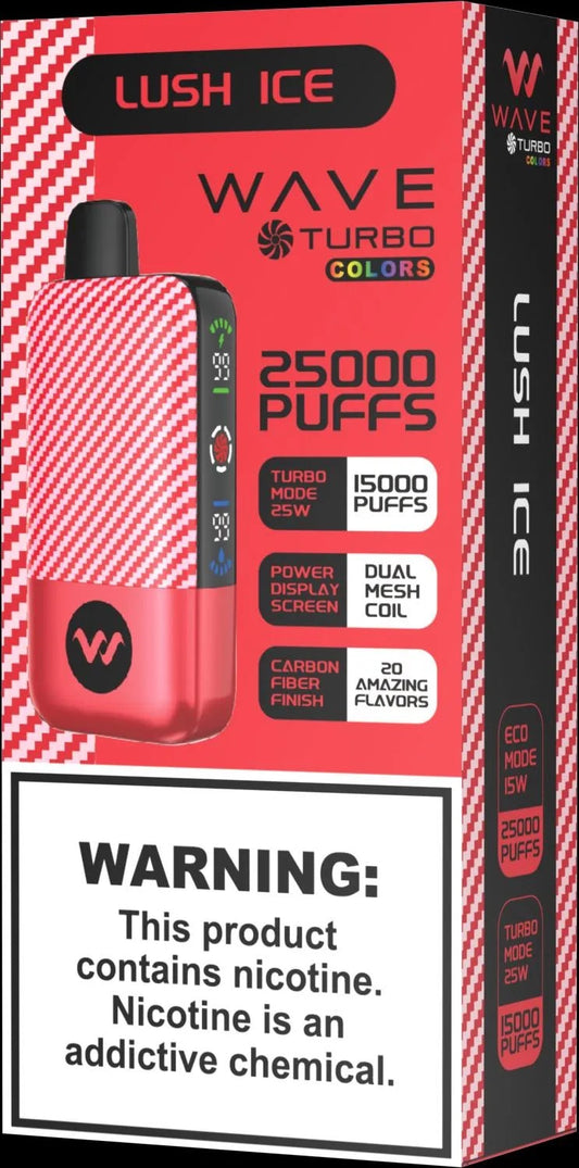 WAVE TURBO LUSH ICE DE 25000PUFF