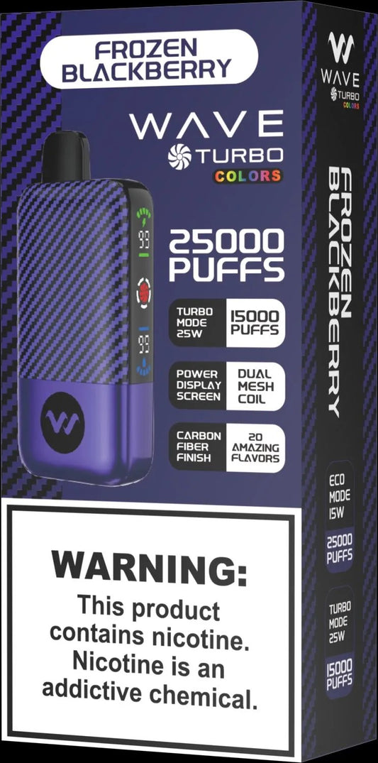 WAVE TURBO FROZEN BLACKBERRY DE 25000PUFF