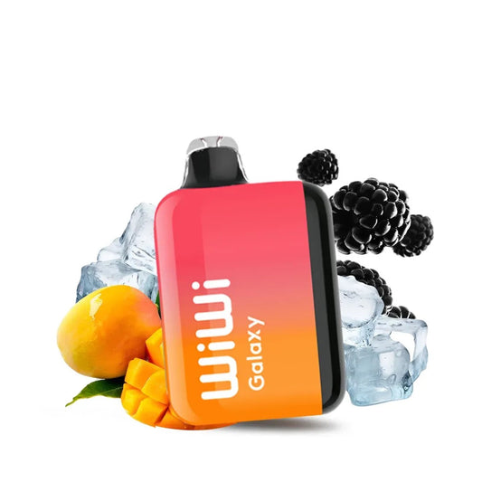 WIWI GALAXY STRAWBERRY MANGO BLACK ICE 18000PUFF