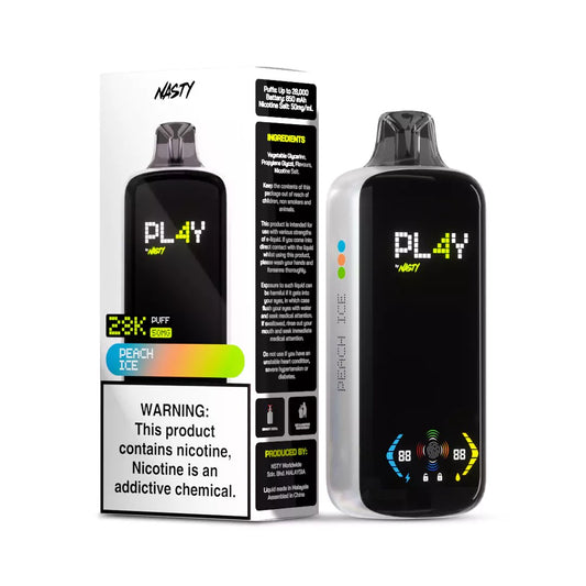 NASTY PLAY PEACH ICE DE 28.000 PUFF