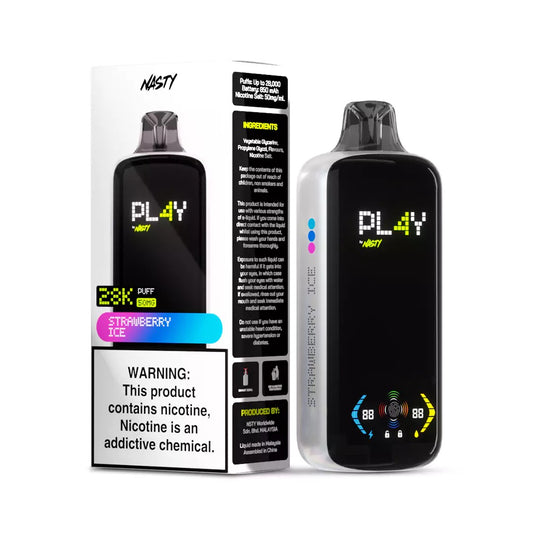 NASTY PLAY STRAMBERRY ICE DE 28.000 PUFF