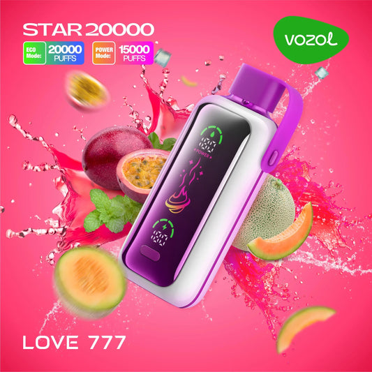 VOZOL STAR X  LOVE 777 DE  20000PUFF