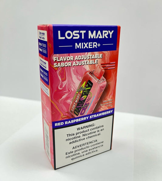 LOST MARY MIXER RED RASPBERRY STRAWBERRY DE 30000PUFF