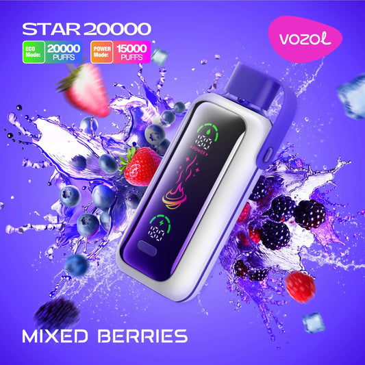 VOZOL STAR X MIXED BERRIES DE  20000PUFF
