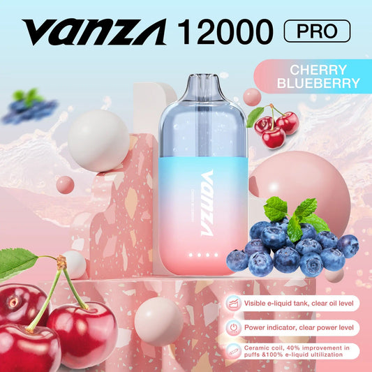 VANZA CHERRY BLUEBEERRY DE 12000 PUFF