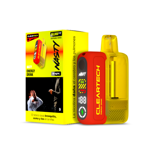 NASTY CLEARTECH VEX ENERGY DRINK 50000PUFF