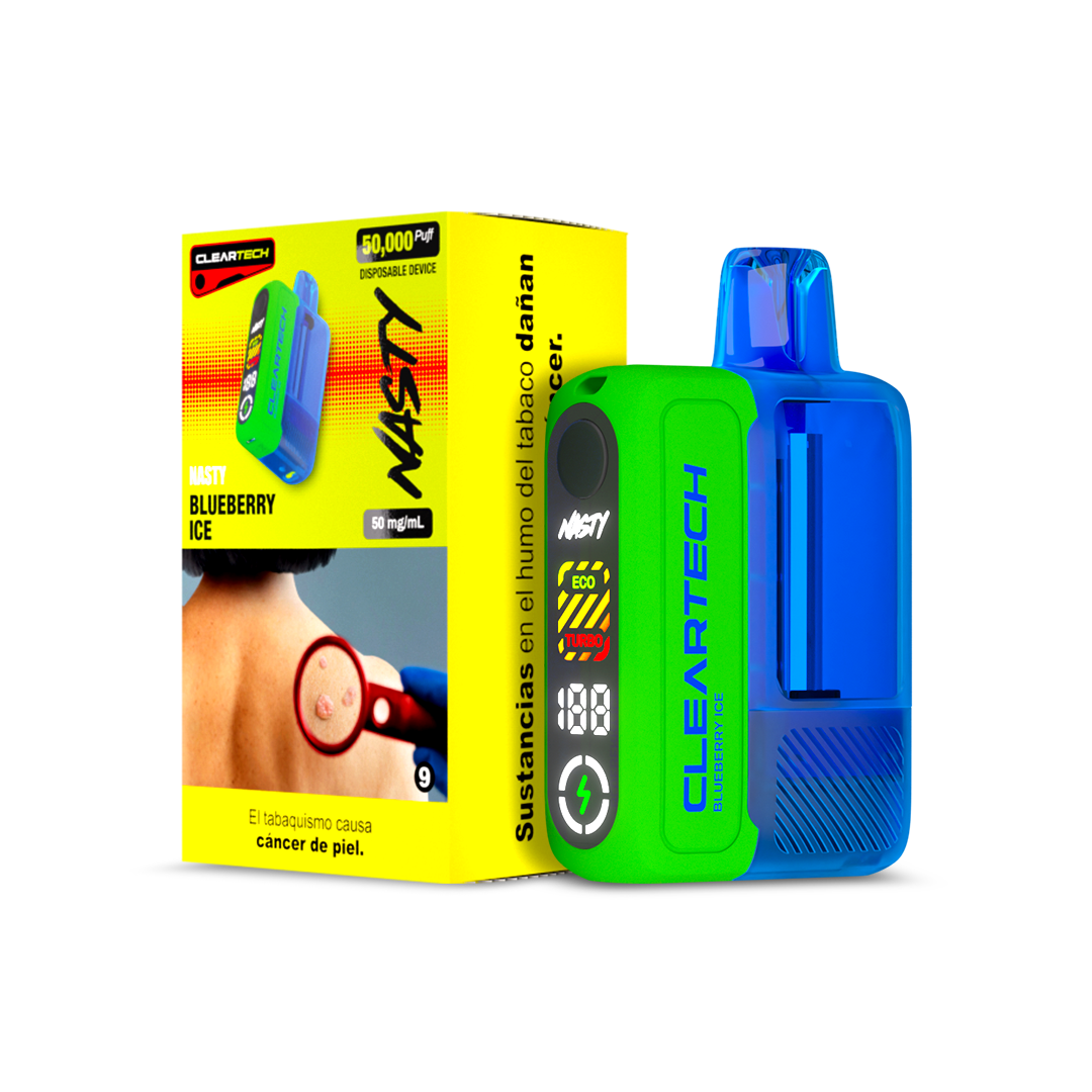 NASTY CLEARTECH VEX BLUEBERRY ICE 50000PUFF