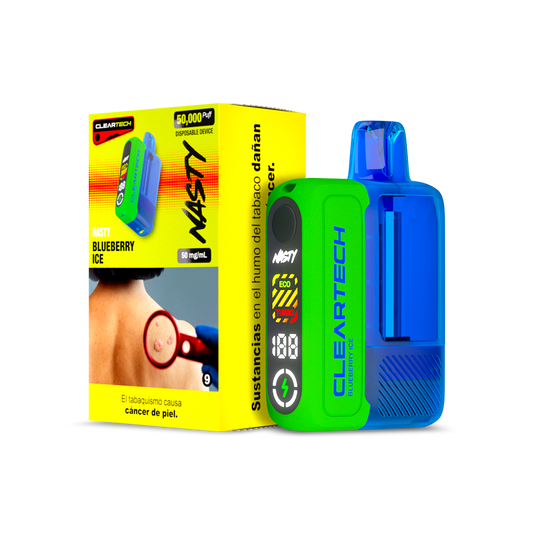 NASTY CLEARTECH VEX BLUEBERRY ICE 50000PUFF