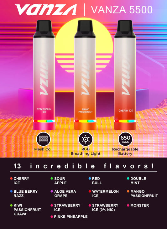 VANZA RED BULL DE 5500 PUFF